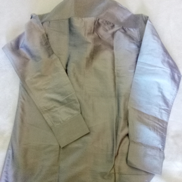 Mark Anderson 100% Pure Dupion Stripe Silk. - Picture 5 of 8